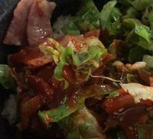 Bacon Stone Pot Rice Bowl
