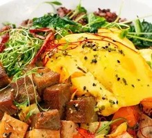 Egg Custard Two-Style Mixed Grain Rice