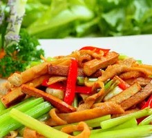 Celery Tofu Skin Baozai Rice