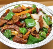 Stir-fried Pig Liver Baozi Rice