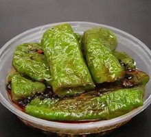 Braised Green Pepper with Tiger Stripes