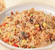 Spicy Chicken Offal Fried Rice
