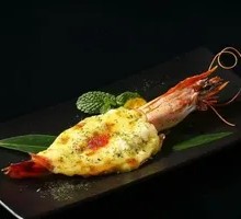 Cheese Baked Large Black Tiger Prawn