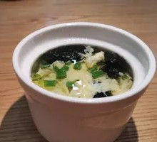 Chicken and Duck Blood Vermicelli Soup with Chicken Greens