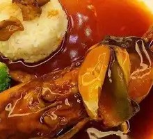 Braised River Pufferfish with Rice