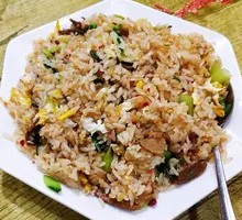 Egg and Pork Stir-Fried Rice