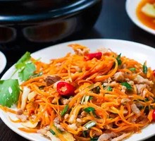 Carrot and Pork Stir-fry