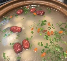 Old Lady's Handmade Meatball Soup