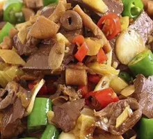 Duck Blood and Offal Stew