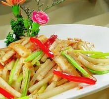 Pickled Radish Strips