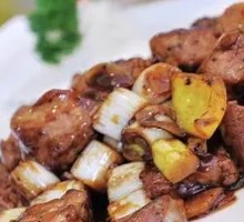 Scallion Beef Cubes