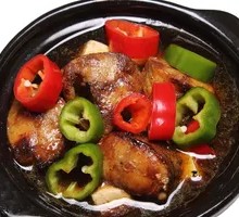 Braised Fish with Rice