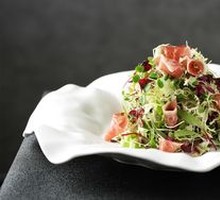 Spanish Ham with Organic Greens