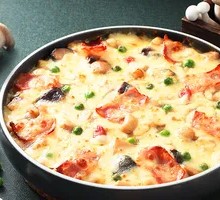 芝香培根菌菇焗饭