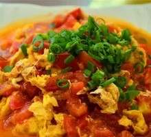 Tomato and Egg Baozi Rice