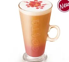 Cherry Blossom Strawberry Latte