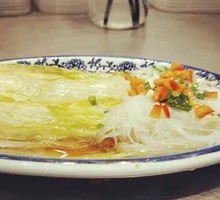 Steamed Baby Bok Choy with Vermicelli