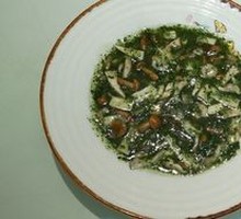 Braised Water Chestnut with Two Mushrooms