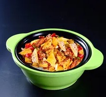 Fried Tofu Skin Braised Pork Baozi Rice