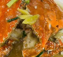 Scallion and Ginger Steamed Crab