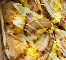 American-style Bacon & Potato Pizza