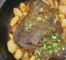 Butter-Baked Monkfish Head