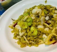 Cuttlefish Egg Stir-fried with Preserved Vegetable