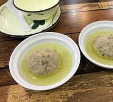 Crab Roe Lion's Head Meatballs