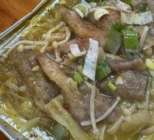 Beef and Enoki Mushrooms in Aluminum Foil