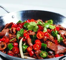 Spicy Pepper Chicken Offal