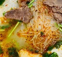 Fried Tofu Wrapped in Bean Curd Sheets with Vermicelli Soup