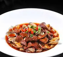 Clam Stir-fried Pork Liver