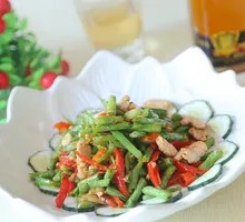 Dry-Fried Long Green Beans
