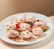 Red Wine Foie Gras with Mango Tarte Tatin