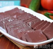 Stir-fried Sheep Blood with Garlic