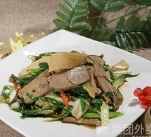 Stir-fried Lamb Offal with Garlic