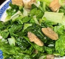 Oil渣 Stir-fried Hangzhou Cabbage