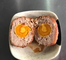 Salted Egg Yolk Meatballs