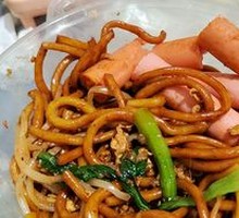 Ham and Pork Noodles Stir-fry