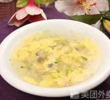 Pork Ball Seaweed Egg Drop Soup