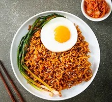 Fried Egg Scallion Oil Noodles