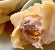 Salted Egg Pork Dumplings