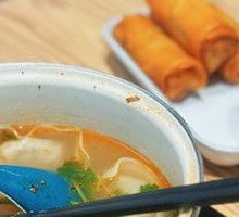 Yellow Bok Choy Mushroom Pork Spring Rolls