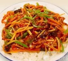 Fish-Flavored Shredded Pork Rice Bowl