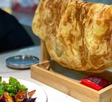 Golden Hand-Torn Flatbread