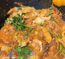 Stewed Fish in Iron Pot