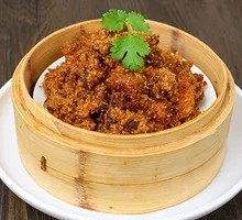 Steamed Pork Ribs with Rice Flour