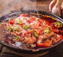 Spicy Fresh Pepper Braised Brain