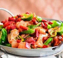 Spicy Frog Legs in Dry Pot