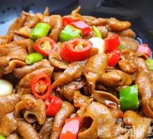Spicy Pork Intestines Stir-fry